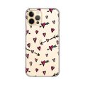 Silikonska futrola - maska print Skin za iPhone 12/12 Pro 6.1 Hearts Pattern.