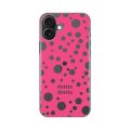 Silikonska futrola - maska print Skin za iPhone 16 Plus 6.7 Dottie Dottie Pink.