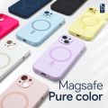 Futrola - maska Magsafe Pure color za iPhone 13 Pro Max 6.7 svetlo plava.