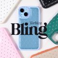 Futrola - maska Bling za Samsung A556 Galaxy A55 5G zelena.