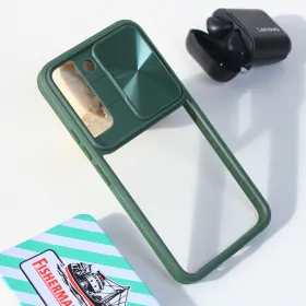Futrola - maska CamShield za Samsung Galaxy S22 zelena.