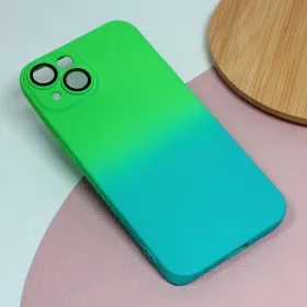 Futrola - maska Rainbow Spring za iPhone 14 6.1 zeleno svetlo plava.