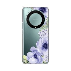 Silikonska futrola - maska print Skin za Huawei Honor Magic 5 Lite Blue Roses.