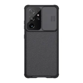 Futrola - maska Nillkin Cam Shield Pro za Samsung G998B Galaxy S21 Ultra 5G crna (MS).