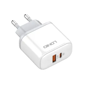 Kucni punjac LDNIO A2526C Fast 3A/45W PD+QC3.0 Type C-Type C beli (MS).