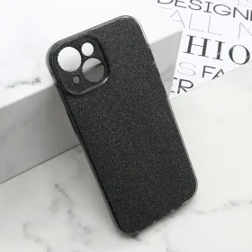 Futrola - maska GLOW SHINING za iPhone 15 (6.1) crna (MS).
