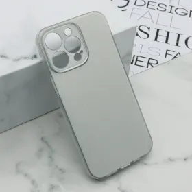 Futrola - maska GLOW SHINING za iPhone 15 Pro Max (6.7) siva (MS).