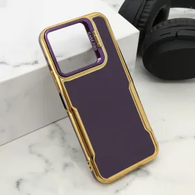Futrola - maska GOLD LUXE za Huawei Honor X8b ljubicasta (MS).