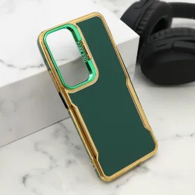 Futrola - maska GOLD LUXE za Huawei Honor X7b zelena (MS).