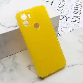 Futrola - maska GLOW SHINING za Xiaomi Redmi A1/Redmi A2 zuta (MS).