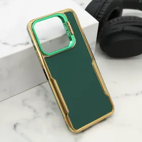 Futrola - maska GOLD LUXE za Xiaomi Redmi 13 4G zelena (MS).