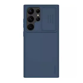 Futrola - maska Nillkin Cam Shield Silky za Samsung Galaxy S23 Ultra plava (MS).
