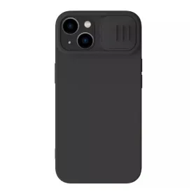 Futrola - maska Nillkin Cam Shield Silky za iPhone 15 (6.1) crna (MS).