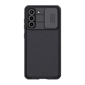 Futrola - maska Nillkin Cam Shield Pro za Samsung G990 Galaxy S21 FE crna (MS).