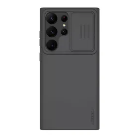 Futrola - maska Nillkin Cam Shield Silky za Samsung Galaxy S23 Ultra crna (MS).