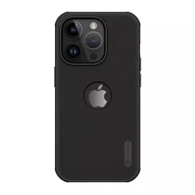 Futrola - maska Nillkin Super Frost Pro za iPhone 15 Pro Max (6.7) crna (logo cut) (MS).