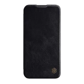 Futrola - maska NILLKIN QIN PRO za iPhone 14 Pro Max crna (MS).