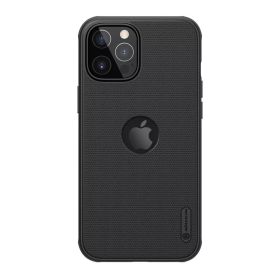 Futrola - maska NILLKIN Super Frost Pro za iPhone 12/12 Pro (6.1) crna (MS).