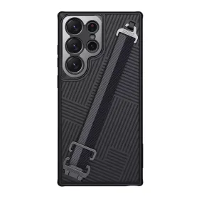 Futrola - maska Nillkin Strap Case za Samsung Galaxy S23 Ultra crna (MS).