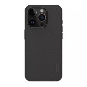 Futrola - maska NILLKIN SUPER FROST PRO za iPhone 15 Pro (6.1) crna (MS).