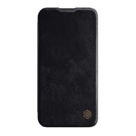Futrola - maska Nillkin Qin Pro za iPhone 15 Pro (6.1) crna (MS).