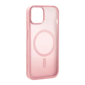 Futrola - maska PURO GRADIENT MAGSAFE za iPhone 15 Plus (6.7) roze (MS).