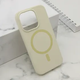 Futrola - maska PURE MagSafe za iPhone 15 Pro (6.1) zuta (MS).