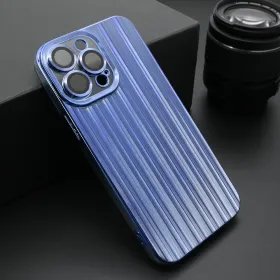Futrola - maska SHINING LINE za iPhone 14 Pro Max (6.7) plava (MS).
