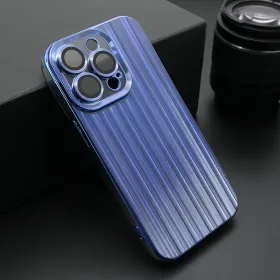 Futrola - maska SHINING LINE za iPhone 14 Pro (6.1) plava (MS).
