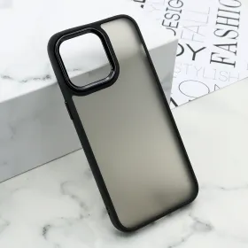 Futrola - maska SHINING CAMERA za iPhone 15 Pro Max (6.7) crna (MS).