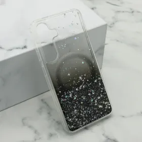 Futrola - maska Simple Sparkle MagSafe za Samsung S921 Galaxy S24 5G crna (MS).