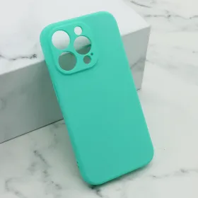 Futrola - maska Soft Silicone za iPhone 15 Pro (6.1) mint (MS).