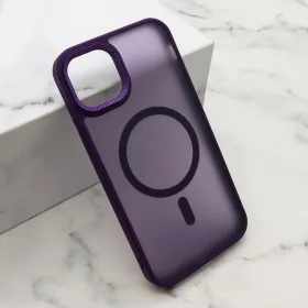 Futrola - maska SILKY MAGSAFE II za iPhone 11 (6.1) ljubicasta (MS).