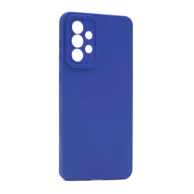 Silikonska futrola - maska Pro Camera za Samsung A525 Galaxy A52 4G/A526 Galaxy A52 5G/A528B Galaxy A52s 5G tamno plava (MS).