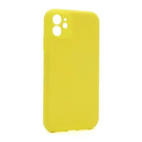 Futrola - maska Soft Silicone za iPhone 11 (6.1) zuta (MS).