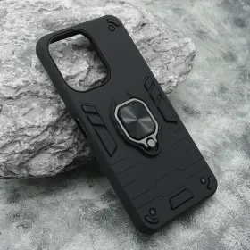 Futrola - maska Square ring za Xiaomi Redmi 13C/Poco C65 pro crna (MS).