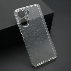 Futrola - maska SPARKLING za Xiaomi Redmi 13C/Poco C65 pro providna (MS).