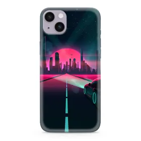 Futrola - maska ultra tanki print providna NEON WAVE za iPhone 14 Plus (6.7) NW01 (MS).