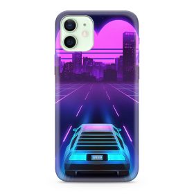 Futrola - maska ultra tanki print providna NEON WAVE za iPhone 12/12 Pro (6.1) NW02 (MS).