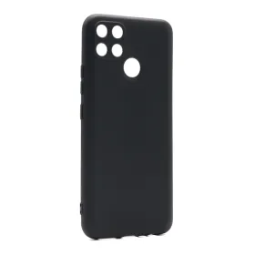 Futrola - maska ultra tanki KOLOR za Realme Narzo 30A crna (MS).