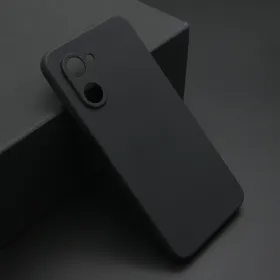 Futrola - maska ultra tanki KOLOR za Realme C33 crna (MS).