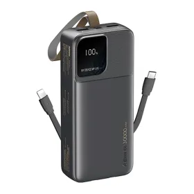 Power Bank prenosiva baterija Rellaen Series 2.4A Cabled Fast Charging RPP-659 30000mAh crni (MS).