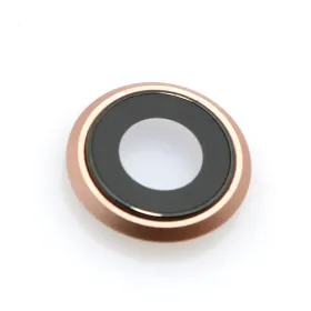 Staklo kamere za iPhone 8 gold (MS).