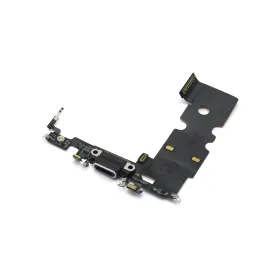 Flet kabl za iPhone 8 sa konektorom punjenja crni (MS).