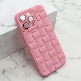 Futrola - maska 3D WALL za iPhone 14 Pro Max (6.7) roze (MS).