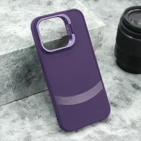 Futrola - maska CAMERA HOLDER za iPhone 14 Pro (6.1) ljubicasta (MS).