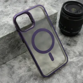 Futrola - maska CAMERA DROP MagSafe za iPhone 11 (6.1) ljubicasta (MS).