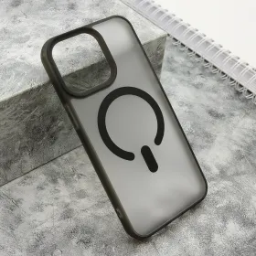 Futrola - maska BLURRY MagSafe za iPhone 15 Pro Max (6.7) crna (MS).