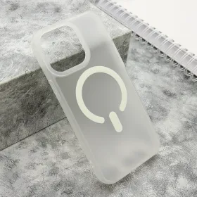 Futrola - maska BLURRY MagSafe za iPhone 15 Pro Max (6.7) bela (MS).