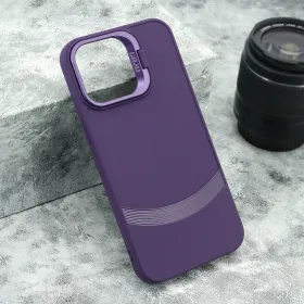 Futrola - maska CAMERA HOLDER za iPhone 14 Pro Max (6.7) ljubicasta (MS).